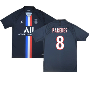 PSG 2019-20 Fourth Shirt (S) (PAREDES 8) (BNWT)_0