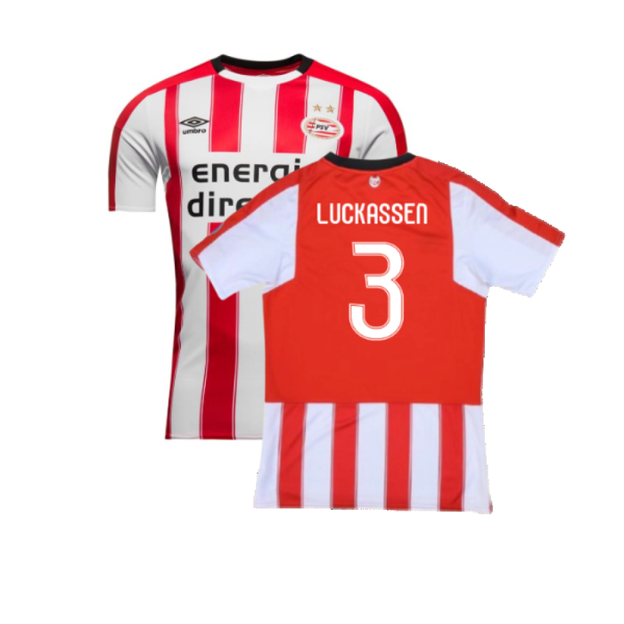 PSV 2017-2018 Home Shirt (L) (Very Good) (Luckassen 3)