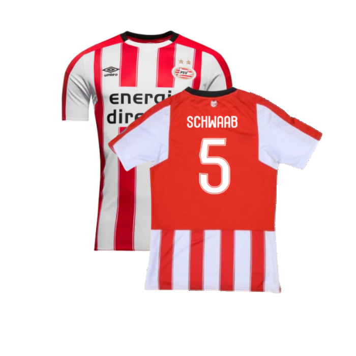 PSV 2017-2018 Home Shirt (L) (Very Good) (Schwaab 5)