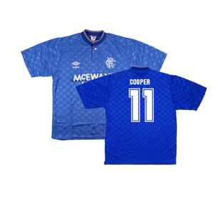 Rangers 1987-90 Home Shirt (S) (Very Good) (COOPER 11)_0