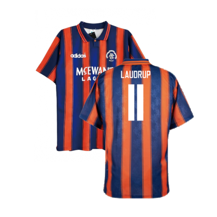 Rangers 1993-94 Away Shirt (L) (Very Good) (LAUDRUP 11)