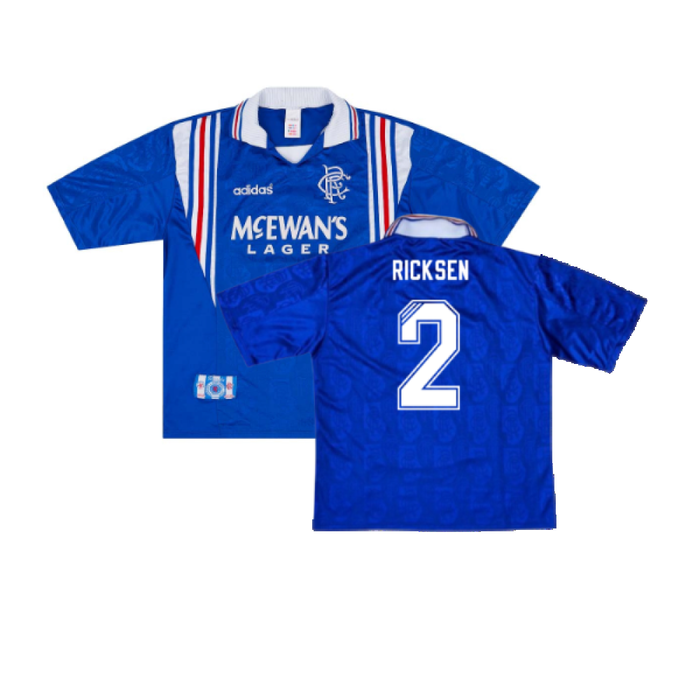 Rangers 1996-97 Home Shirt (XL) (Very Good) (RICKSEN 2)