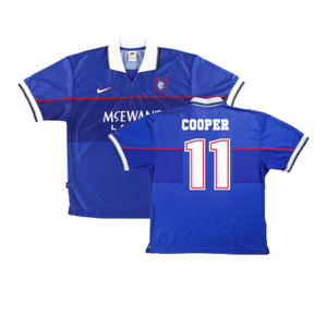 Rangers 1997-99 Home Shirt (XL Boys) (Excellent) (COOPER 11)_0