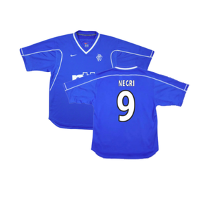 Rangers 1999-01 Home Shirt (XXL) (Good) (NEGRI 9)_0