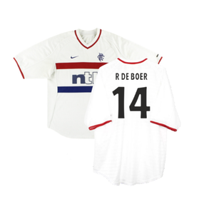 Rangers 2000-01 Away Shirt (XL Boys) (Good) (R De Boer 14)_0