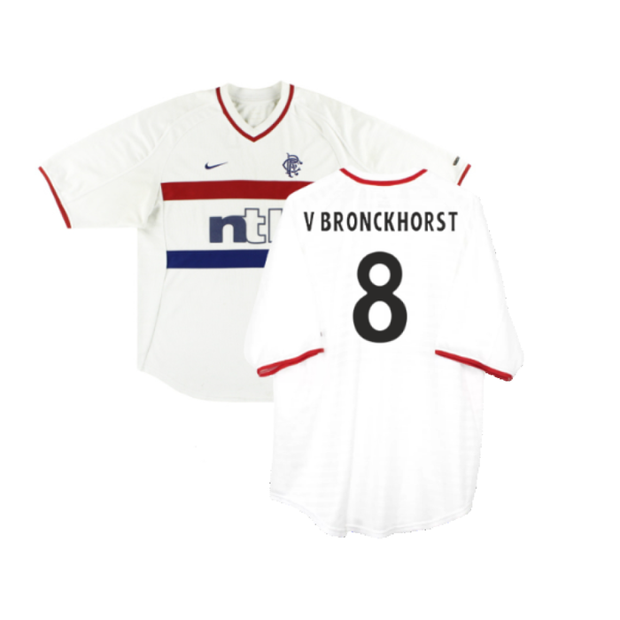 Rangers 2000-01 Away Shirt (XL Boys) (Good) (V Bronckhorst 8)