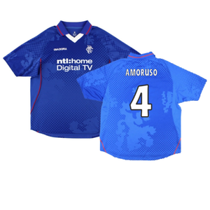 Rangers 2002-2003 Home Shirt (XXL) (Excellent) (Amoruso 4)_0