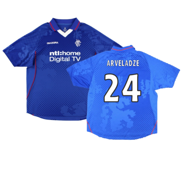 Rangers 2002-2003 Home Shirt (XXL) (Excellent) (Arveladze 24)