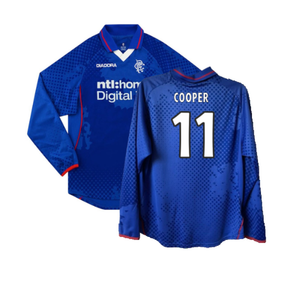 Rangers 2002-2003 Long Sleeved Home Shirt (XL) (Excellent) (Cooper 11)_0