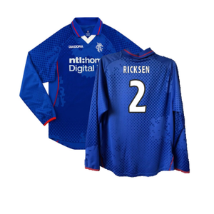 Rangers 2002-2003 Long Sleeved Home Shirt (XL) (Excellent) (Ricksen 2)_0