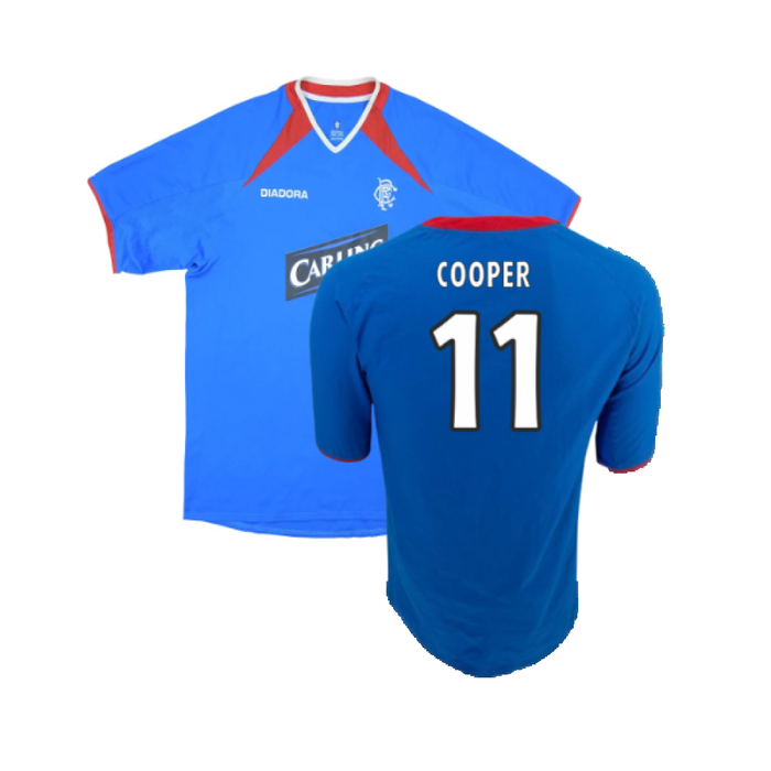 Rangers 2003-2004 Home Shirt (XL) (Excellent) (COOPER 11)