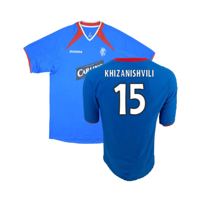 Rangers 2003-2004 Home Shirt (XL) (Excellent) (Khizanishvili 15)