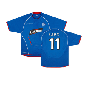 Rangers 2005-06 Home Shirt (Very Good) (ALBERTZ 11)_0