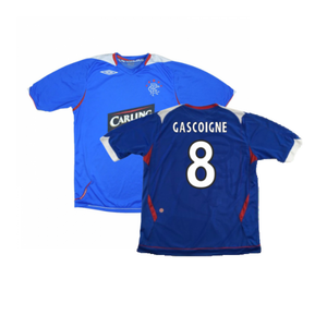 Rangers 2006-07 Home Shirt (Good) (GASCOIGNE 8)_0