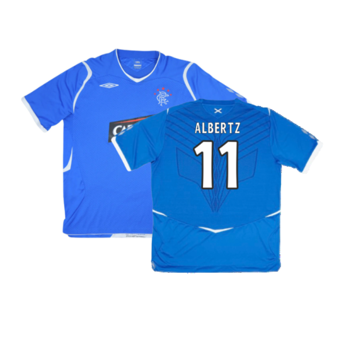 Rangers 2008-09 Home Shirt (Very Good) (ALBERTZ 11)