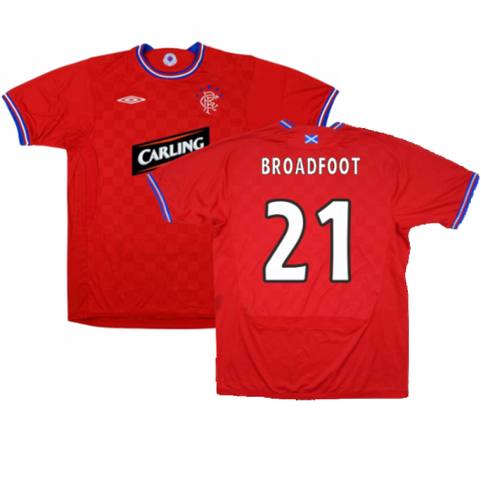 Rangers 2009-10 Away Shirt (Excellent) (Broadfoot 21)_0