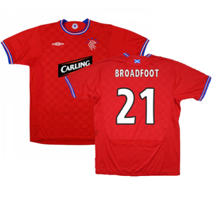 Rangers 2009-10 Away Shirt (Excellent) (Broadfoot 21)_0