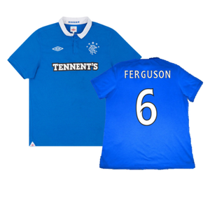 Rangers 2010-11 Home Shirt (Very Good) (FERGUSON 6)_0