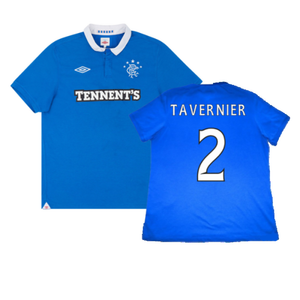 Rangers 2010-11 Home Shirt (Very Good) (TAVERNIER 2)_0