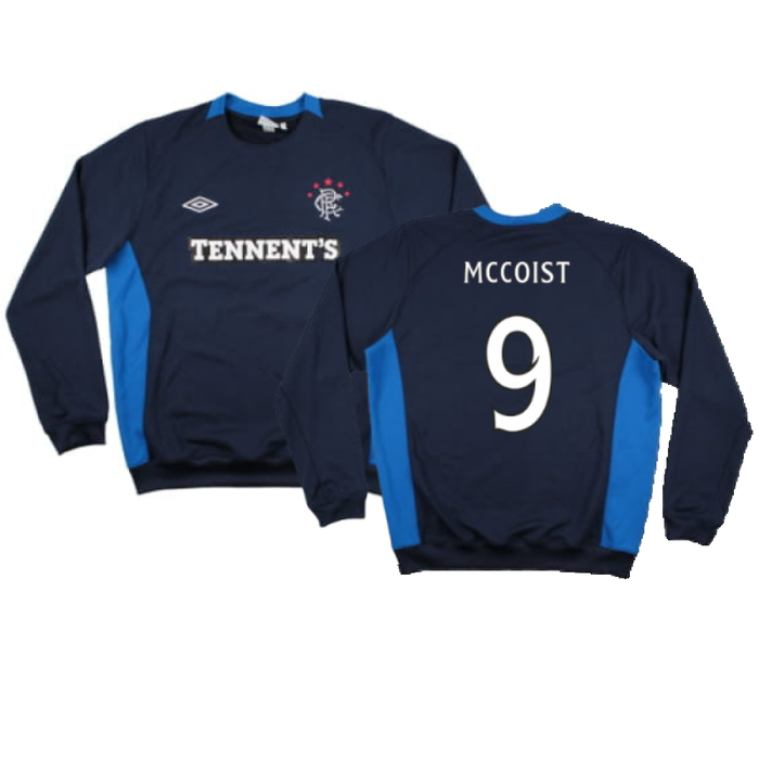 Rangers 2010-12 Long Sleeve Umbro Training Shirt (XL) (MCCOIST 9) (Excellent)