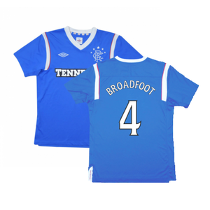 Rangers 2011-12 Home Shirt (M) (Excellent) (Broadfoot 4)_0