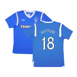 Rangers 2011-12 Home Shirt (M) (Excellent) (Gattuso 18)_0