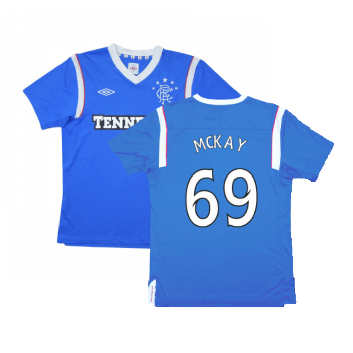 Rangers 2011-12 Home Shirt (M) (Excellent) (McKay 69)