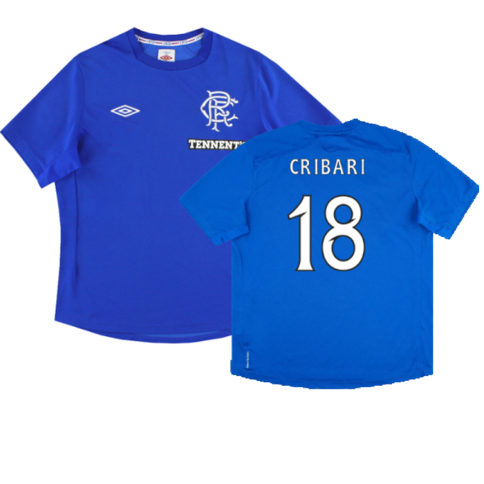 Rangers 2012-13 Home (M) (Excellent) (Cribari 18)