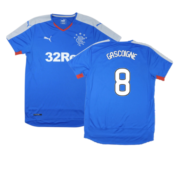 Rangers 2015-16 Home Shirt (S) (Excellent) (GASCOIGNE 8)