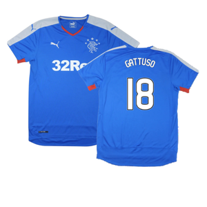 Rangers 2015-16 Home Shirt (S) (Excellent) (GATTUSO 18)_0