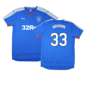 Rangers 2015-16 Home Shirt (S) (Excellent) (Waghorn 33)_0