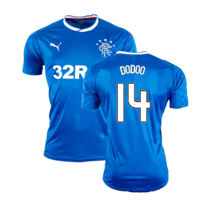 Rangers 2016-18 Home Shirt (XL) (Mint) (Dodoo 14)_0