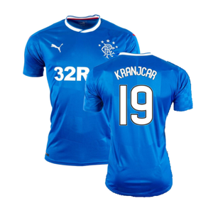 Rangers 2016-17 Home Shirt (S) (Excellent) (Kranjcar 19)_0