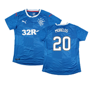 Rangers 2016-18 Women\\\'s Home Shirt (Ladies 12) (Excellent) (Morelos 20)_0