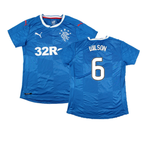 Rangers 2016-18 Women\\\'s Home Shirt (Ladies 12) (Excellent) (Wilson 6)_0