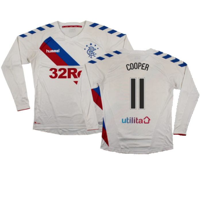 Rangers 2018-19 Long Sleeve Away Shirt (XS) (Excellent) (COOPER 11)