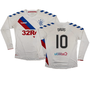 Rangers 2018-19 Long Sleeve Away Shirt (XS) (Excellent) (Davis 10)_0