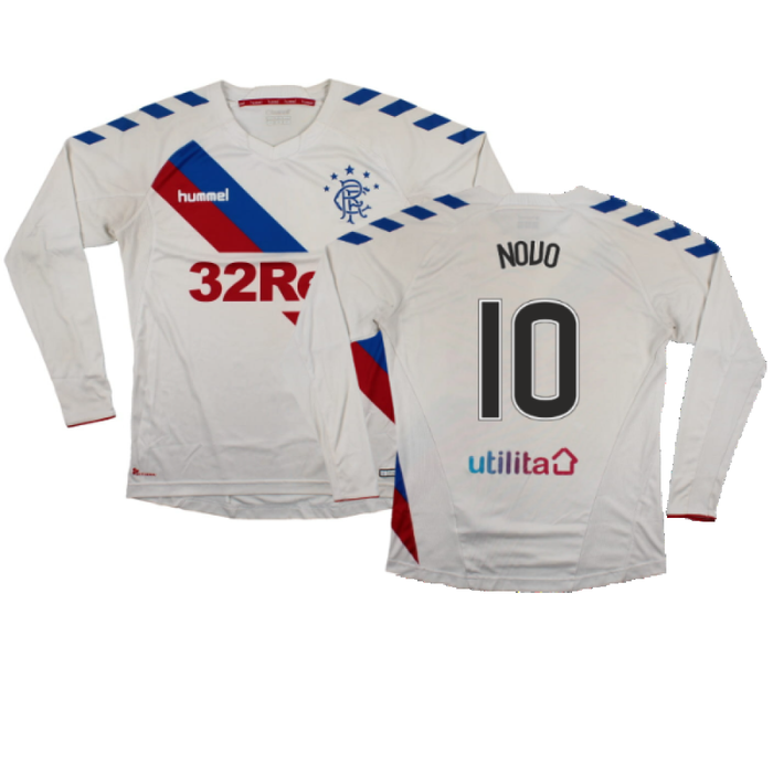 Rangers 2018-19 Long Sleeve Away Shirt (XS) (Excellent) (NOVO 10)