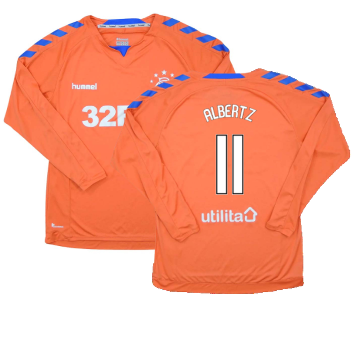 Rangers 2018-19 Long Sleeve Third Shirt (S) (Excellent) (ALBERTZ 11)