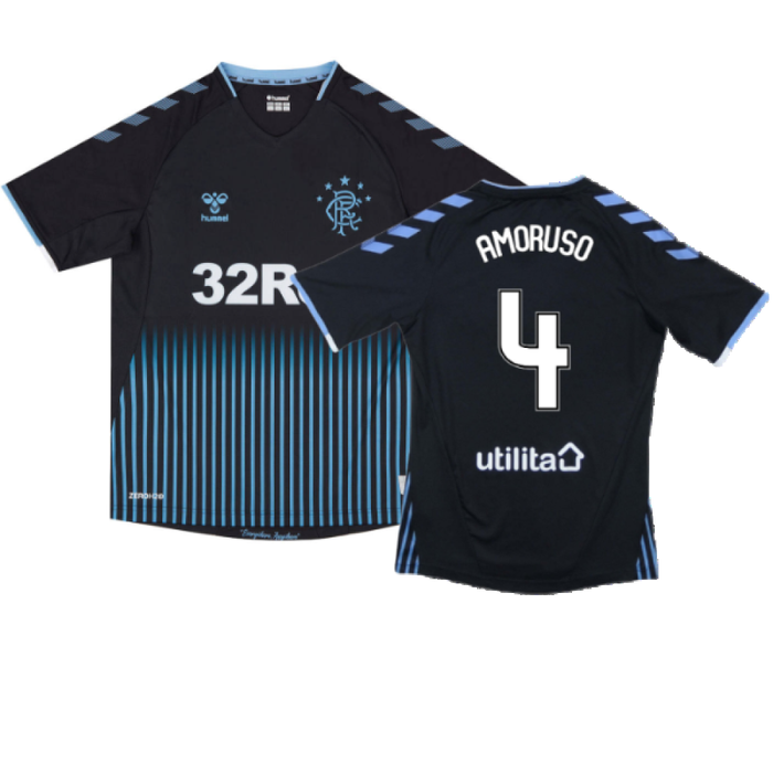 Rangers 2019-20 Away Shirt (L) (Very Good) (AMORUSO 4)