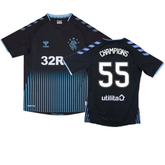 Rangers 2019-20 Away Shirt (L) (Very Good) (Champions 55)