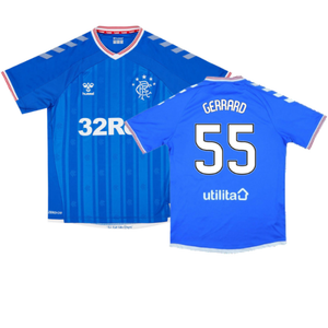 Rangers 2019-20 Home Shirt (3XL) (Very Good) (Gerrard 55)_0