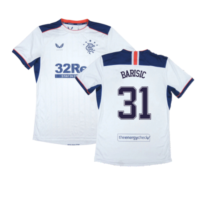 Rangers 2020-21 Away Shirt (4XL) (Excellent) (BARISIC 31)