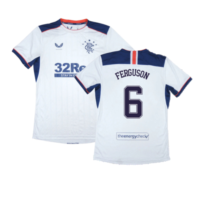 Rangers 2020-21 Away Shirt (4XL) (Excellent) (FERGUSON 6)