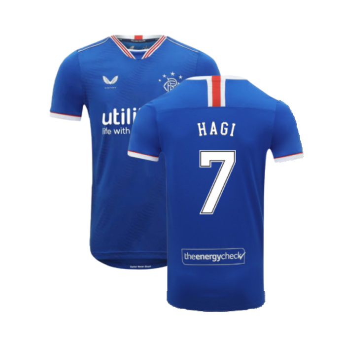 Rangers 2020-21 Home Shirt (XL) (HAGI 7) (Mint)