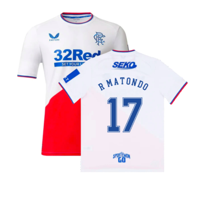 Rangers 2022-23 Away Shirt (M) (R MATONDO 17) (Mint)