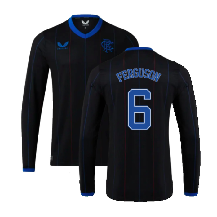 Rangers 2022-23 Long Sleeve Fourth Shirt (XXL) (Excellent) (FERGUSON 6)