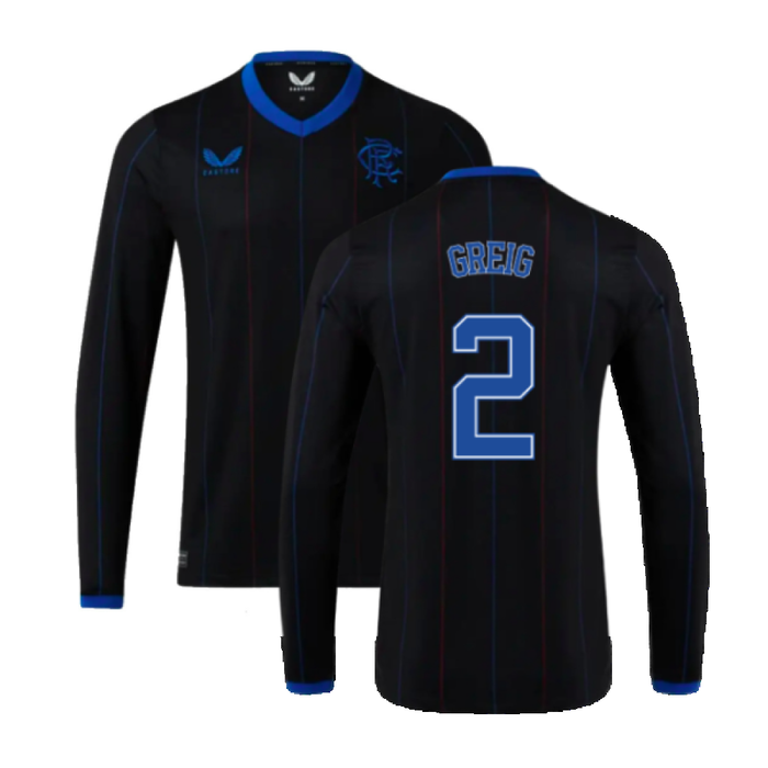 Rangers 2022-23 Long Sleeve Fourth Shirt (XXL) (Excellent) (GREIG 2)