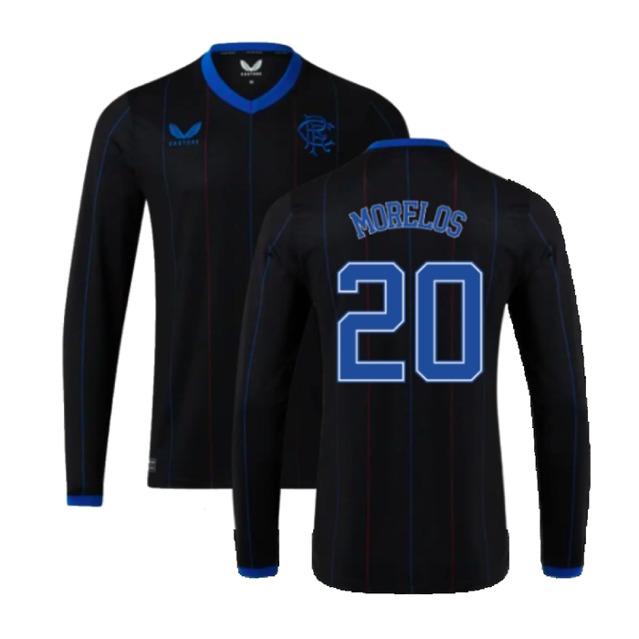 Rangers 2022-23 Long Sleeve Fourth Shirt (XXL) (Excellent) (MORELOS 20)