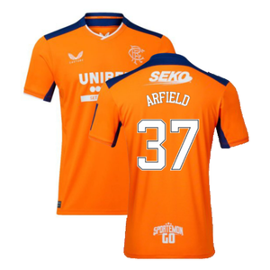 Rangers 2022-23 Third Shirt (XL) (Mint) (ARFIELD 37)_0